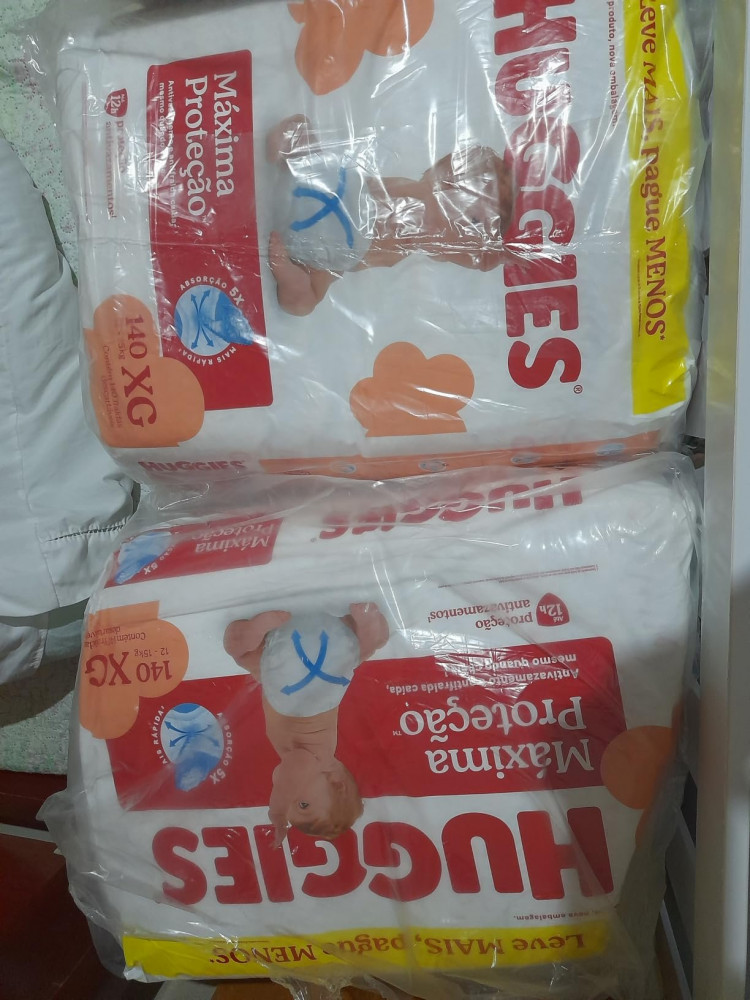 Fralda Descartável Huggies XG 140 Unidades