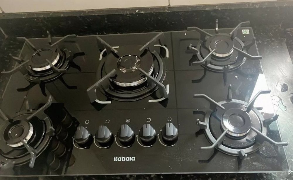 Fogão Cooktop 5 Bocas Itatiaia Trempe Ferro Fundido
