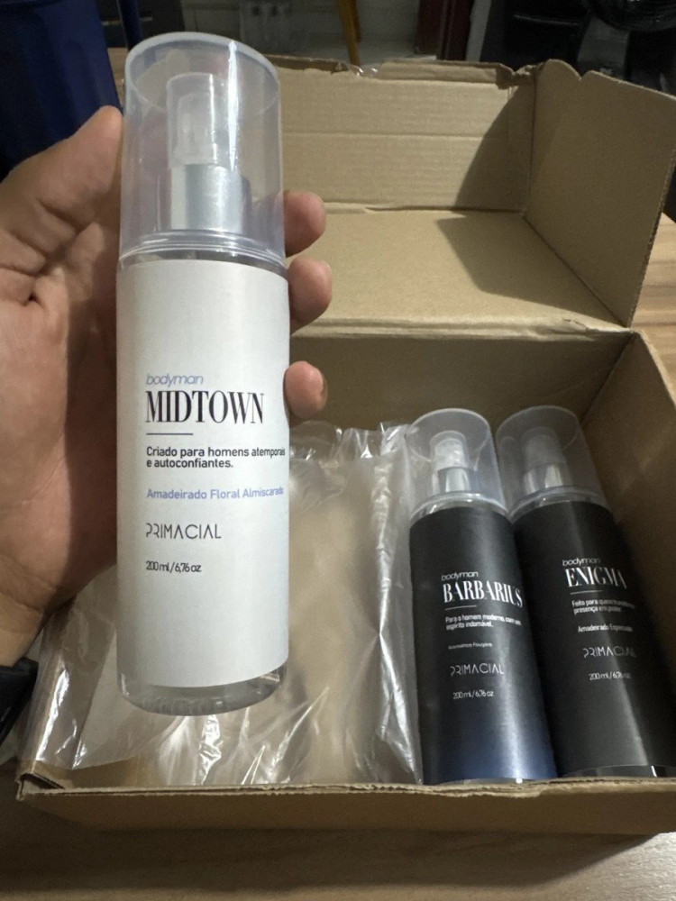 Kit Body Splash Masculino Barbarius Enigma Midtown