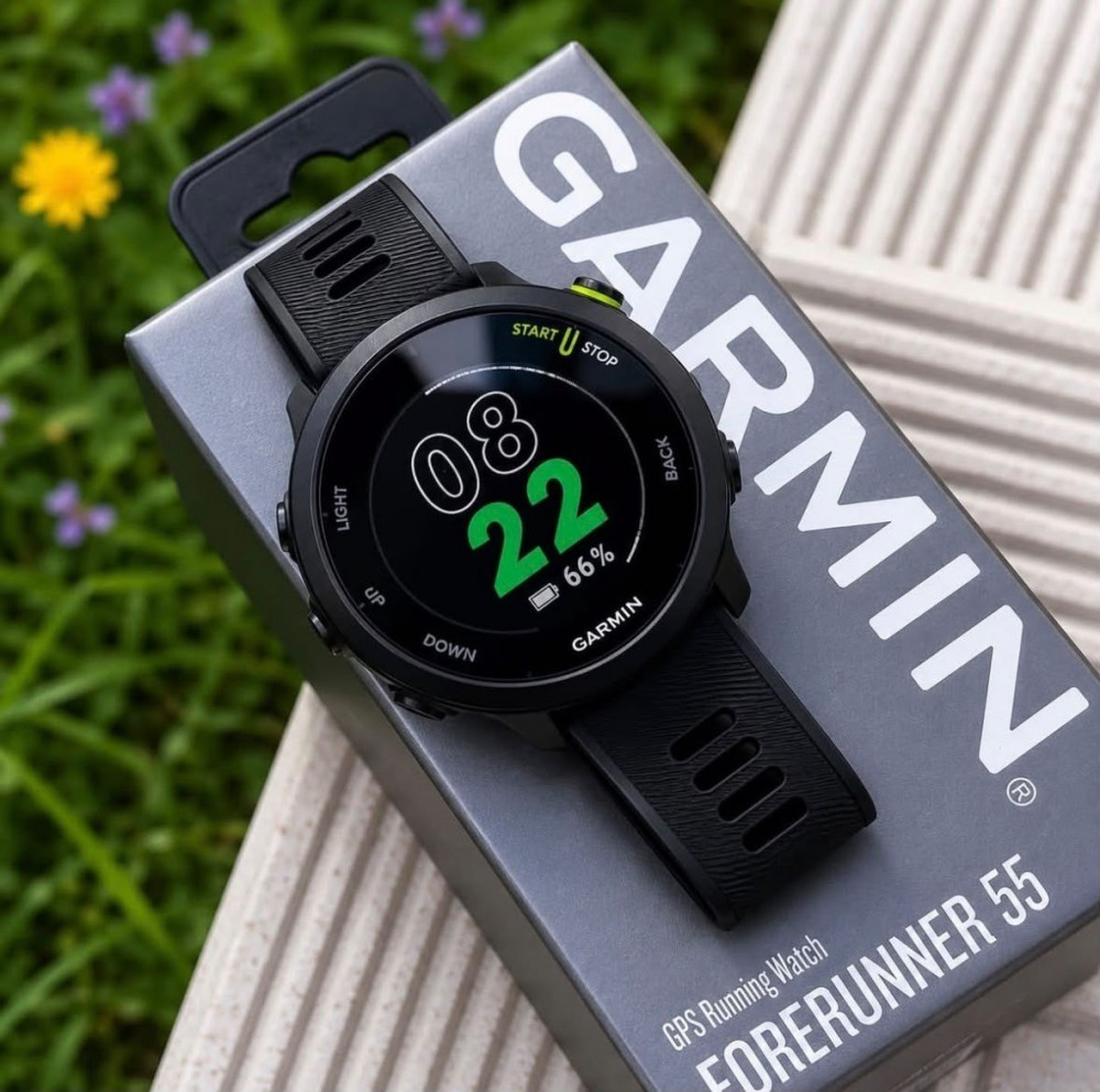 Garmin Relógio Forerunner 55 Preto 42mm