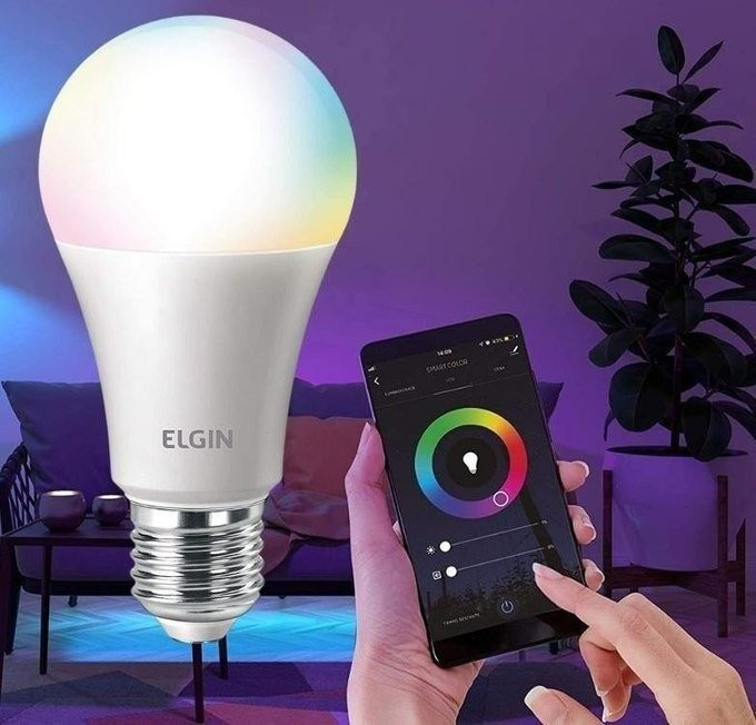 Lâmpada Inteligente de LED 10W RGB ELG