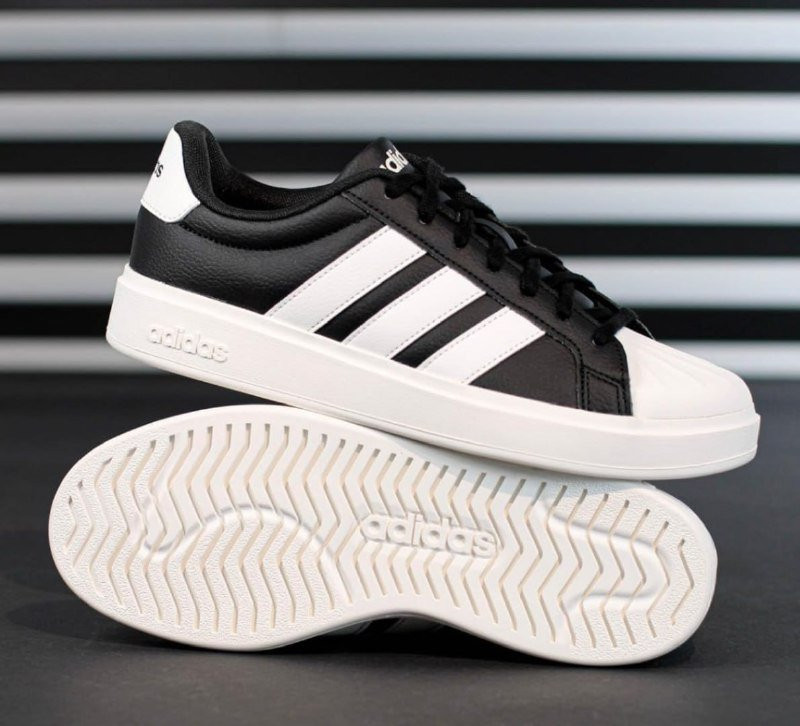 Tênis Streettalk Adidas - Preto E Off White