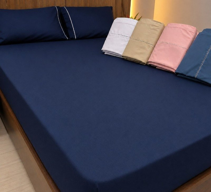 Jogo De Lençol 400 Fios Cama Queen 3 Pçs