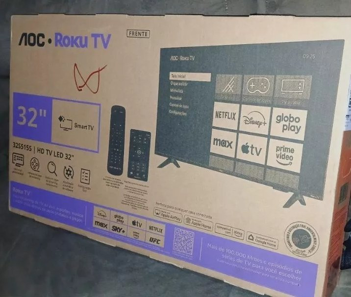 Smart TV AOC 32 LED HD Roku WiFi HDMI