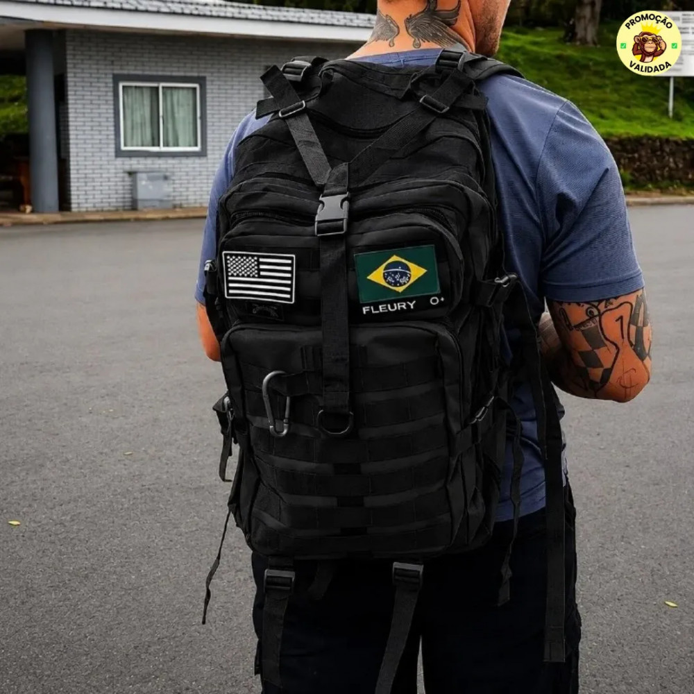 Mochila Tatica Militar Grande 50L