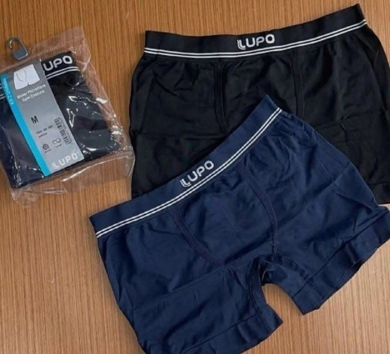 Kit 6 Cuecas Lupo Boxer Box Poliamida Sem Costura