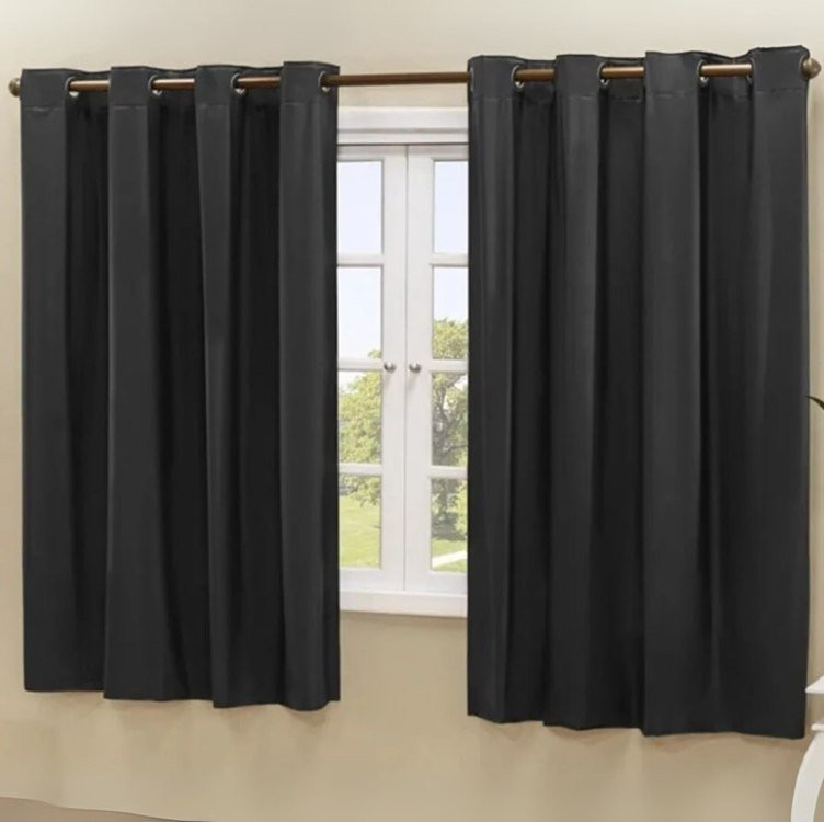 Cortina Blackout De Pvc 2,20m X 1,30m Preto