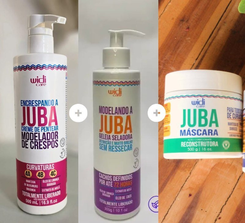 Widi Care Kit (Creme + Geleia + Máscara Reconstrutora)