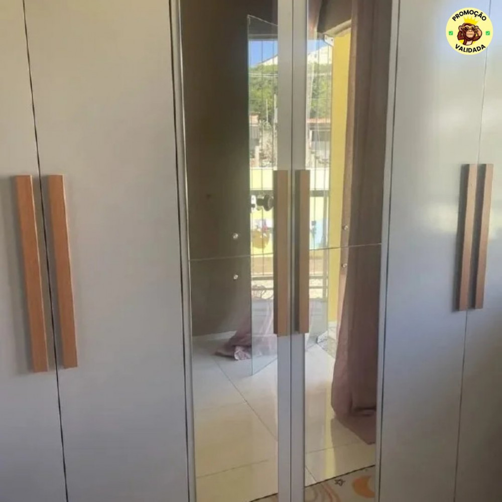 Guarda Roupa Casal 6 Portas Easy Slim