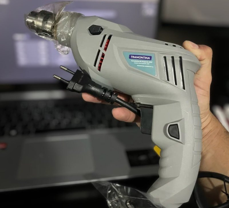 Furadeira de impacto 3/8 polegada 500W 127V