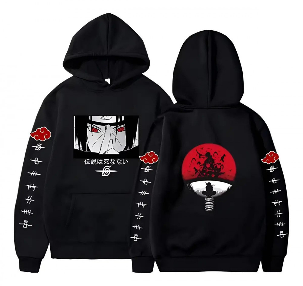 Moletom Canguru Itachi Uchiha Akatsuki Konoha