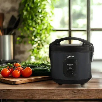 Panela de Arroz Elétrica 3L Preta Midea