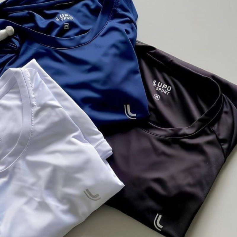 Kit 2 Camiseta Dry Fit Masculina Lupo