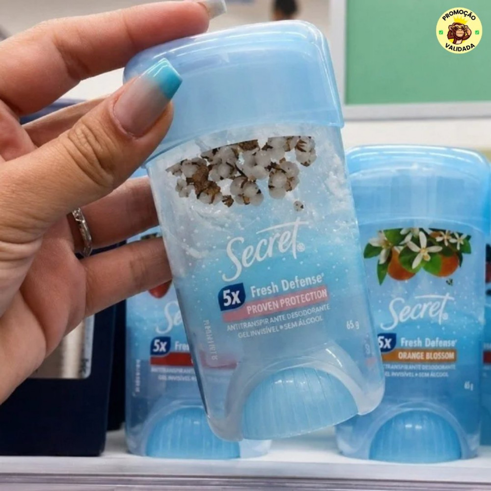 Secret Desodorante Antitranspirante em Gel