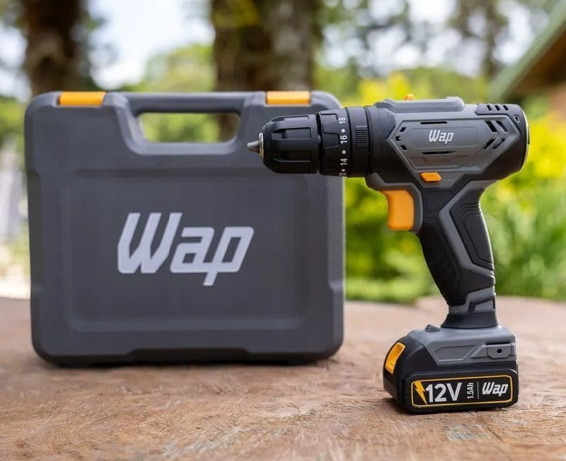 🛠️ Parafusadeira e Furadeira com Impacto WAP BPFI 12K4 c/ Maleta