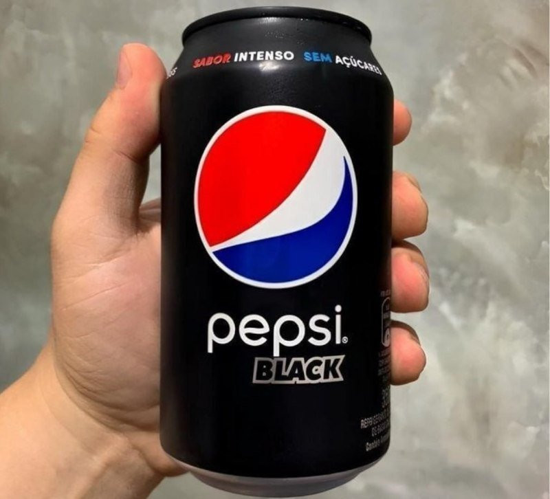 Refrigerante Pepsi Zero Black Lata 350mL - 12 Unidades