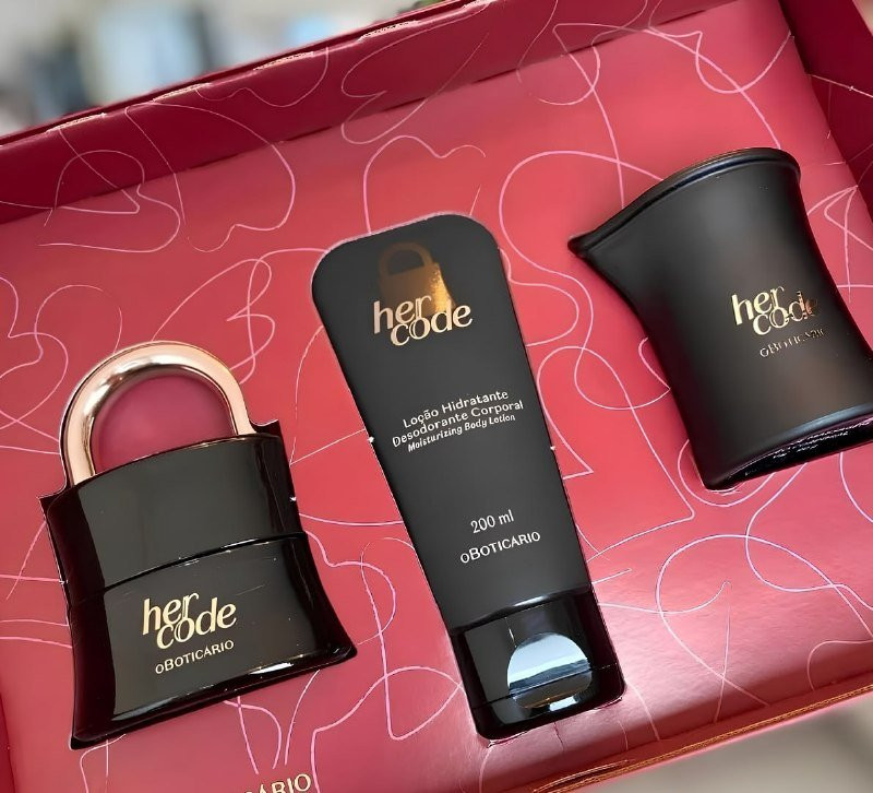 O Boticário Her Code Kit Presente (3 Itens)