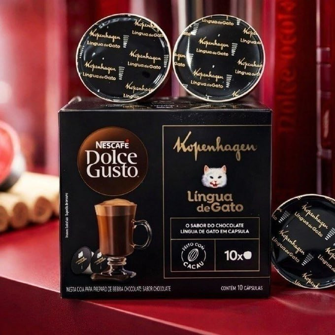 Nescafé Dolce Gusto Kopenhagen Língua de Gato 10 cápsulas