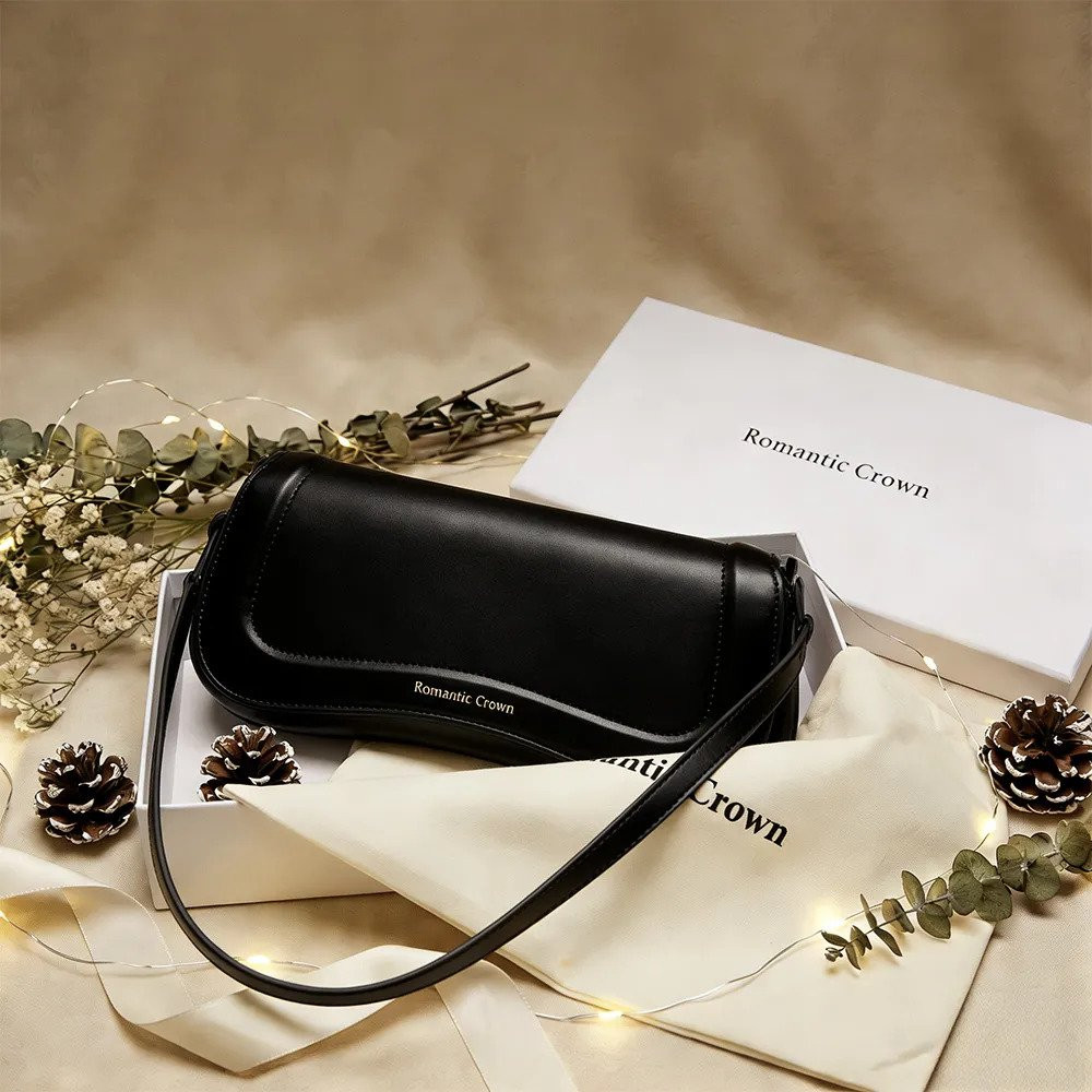 Bolsa Feminina Casual Transversal Preto Liso