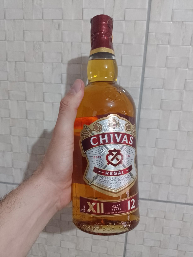 Whisky Chivas Regal 12 anos Blended 1 litro