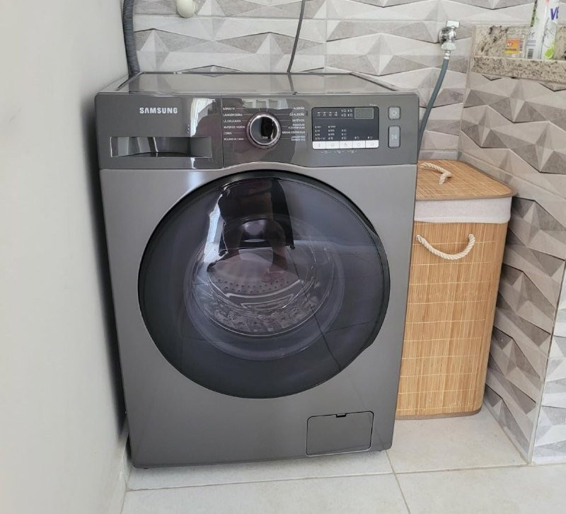 Samsung Lavadora de Roupas Digital Inverter WW11T Inox 11kg 127V