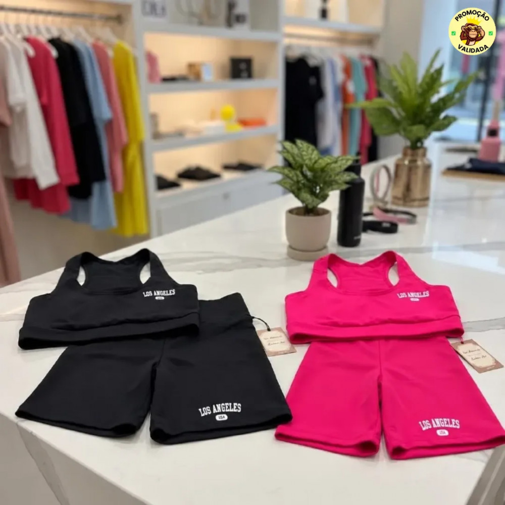 Conjunto Los Angeles Top E Short