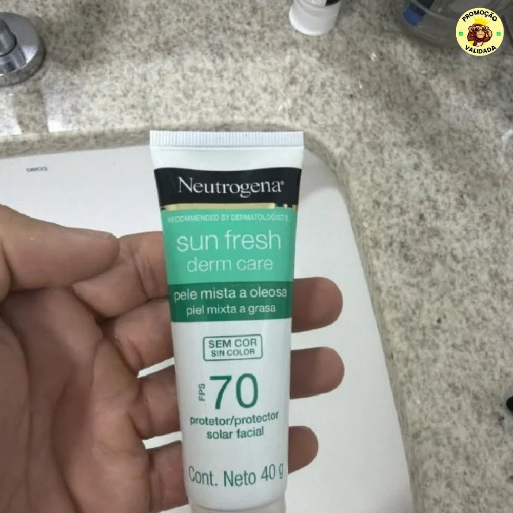 Neutrogena Sun Fresh Protetor Solar Facial Derm Care