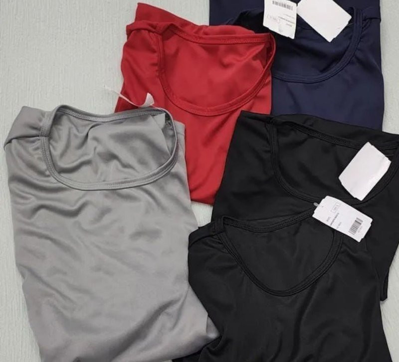 Kit 5 Camisas Termicas Dry Fit Malha Fria