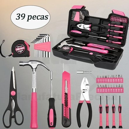 Kit 39 Peças Ferramentas para Uso Doméstico