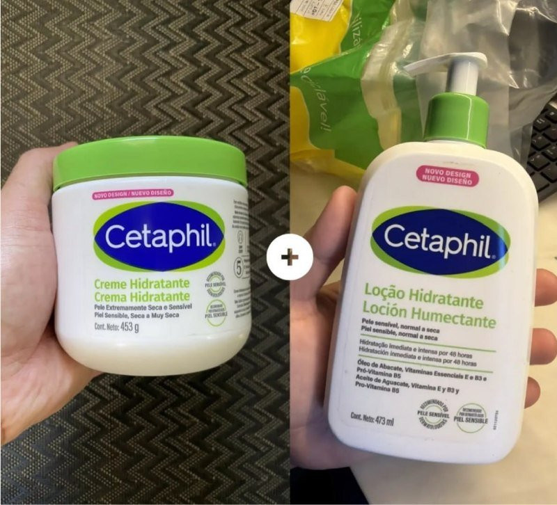 Kit Cetaphil: Creme Hidratante Neutra 453g + Loção 473ml