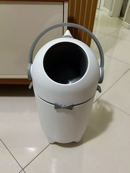 Lixeira Antiodor Fralda Bebe Kazalinda Branca