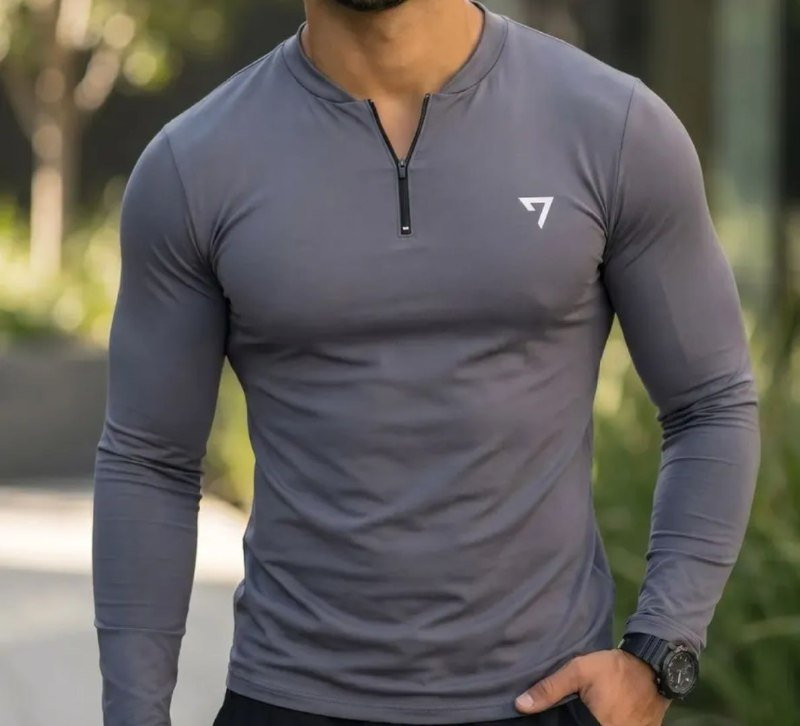 Camisa Térmica Segunda Pele Com Zíper