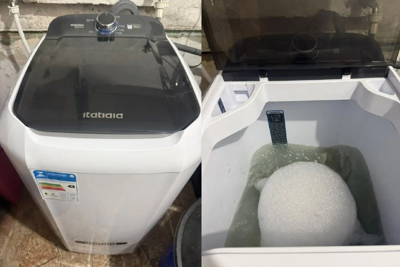 Tanquinho Itatiaia 10kg Lavadora Semiautomática Branca 127v