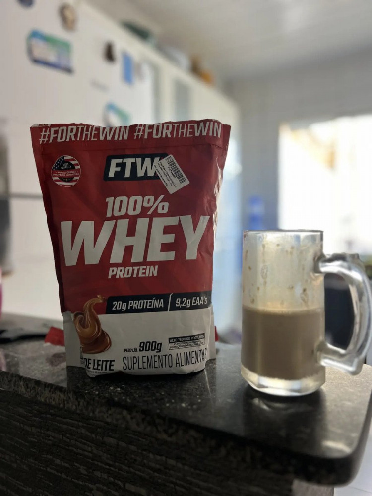 Whey Protein 100% 900g Sabor Chocolate FTW