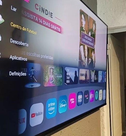 Smart TV 55 QLED 4K Wi-Fi Bluetooth Apps