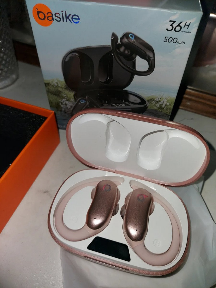Fone Bluetooth IPX7 Gancho Micro ENC