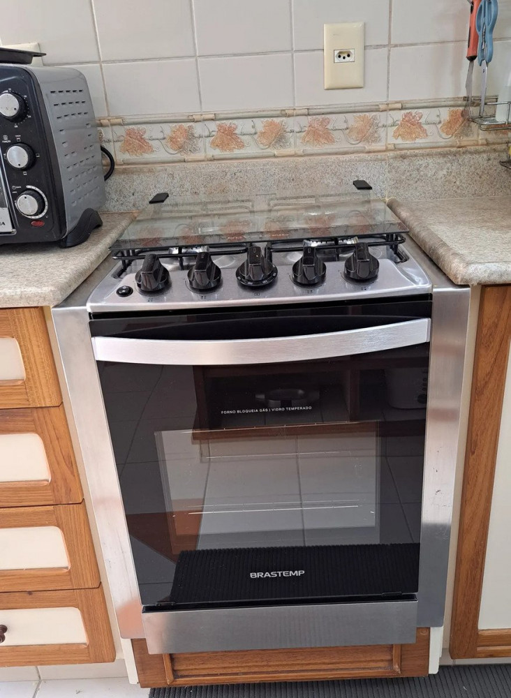 Brastemp Fogão de Embutir 4 Bocas Inox Bivolt