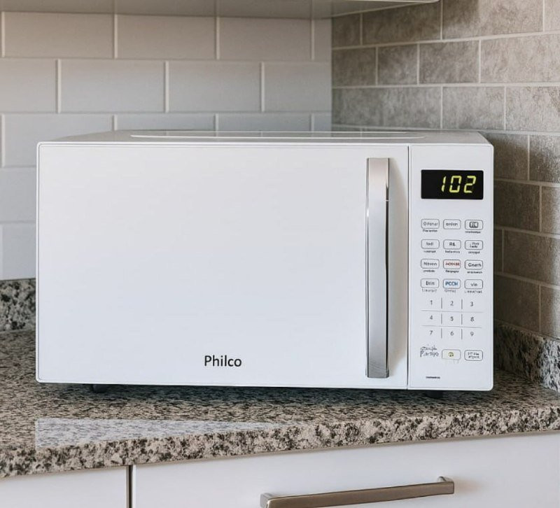 Microondas Philco 28L 1100W Branco - 127v