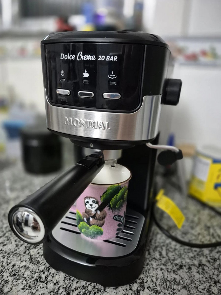 Cafeteira Espresso Dolce Crema Mondial 20 Bar