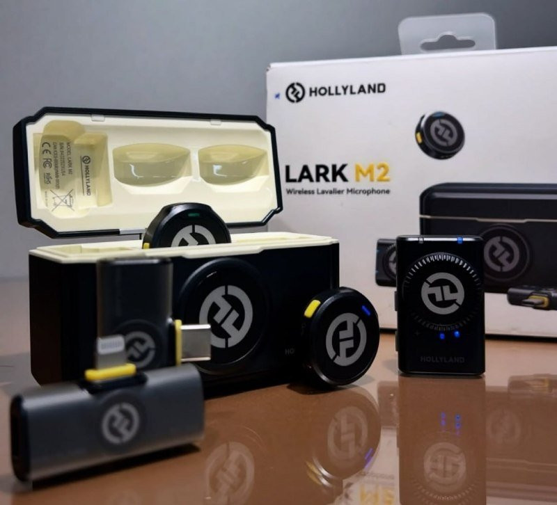 Microfone de Lapela Hollyland Lark M2
