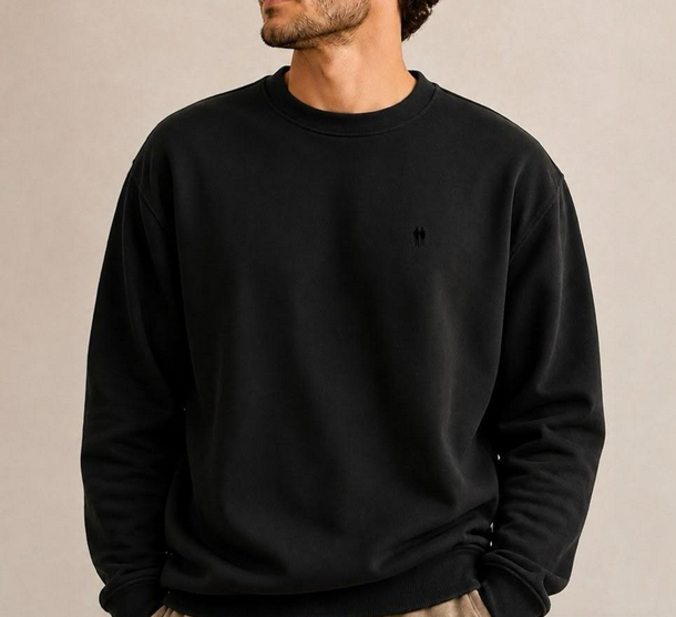 Moletom Masculino Gola Careca Polo Wear G Azul