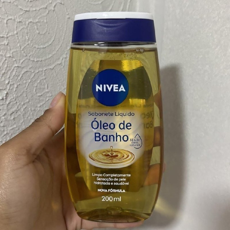 🧴 NIVEA Sabonete Líquido Óleo de Banho 200ml