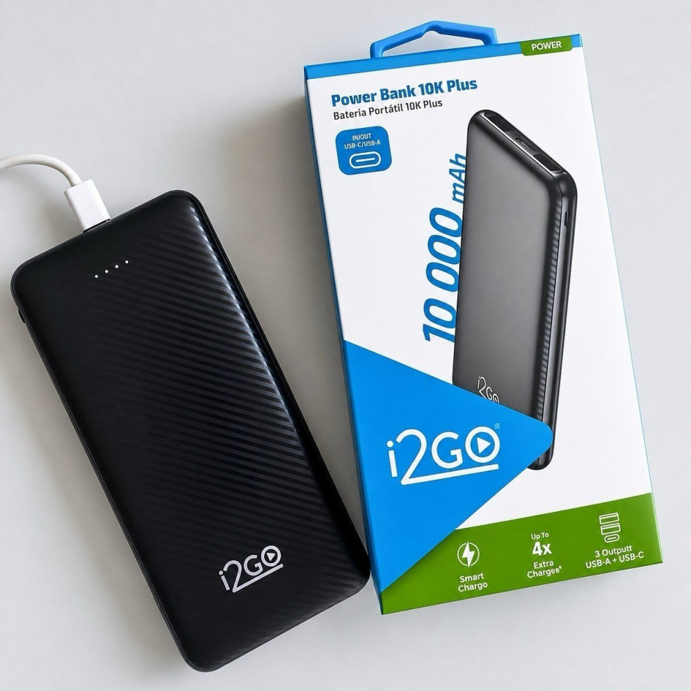 Power Bank I2go Plus 10000mAh USB-C