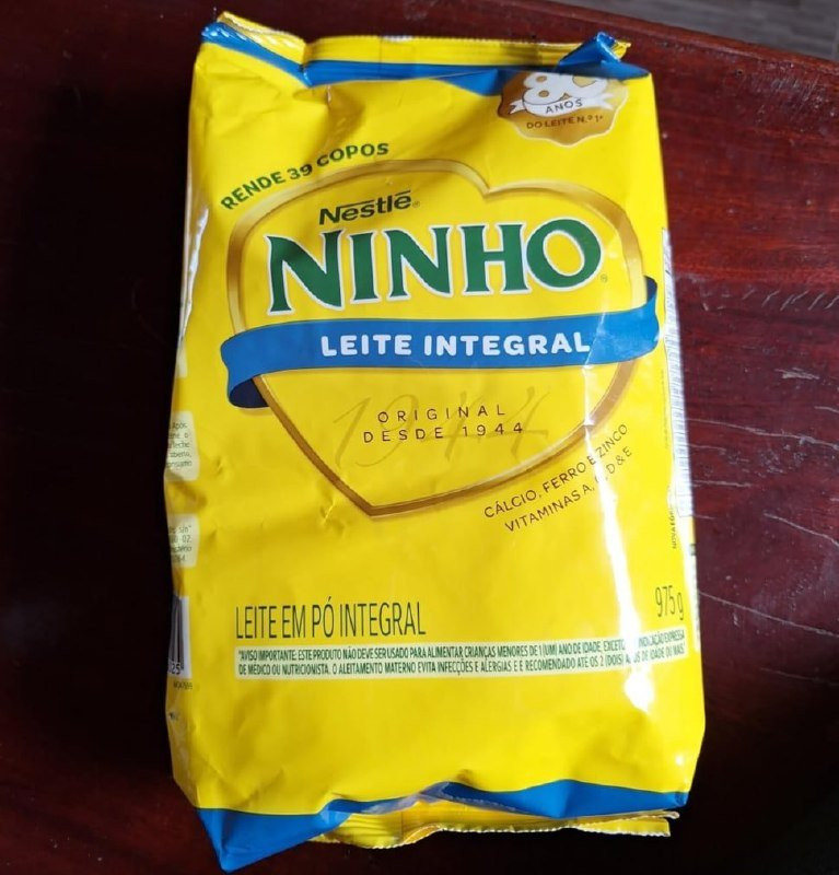 Leite em Pó Ninho Integral Sachê 975g