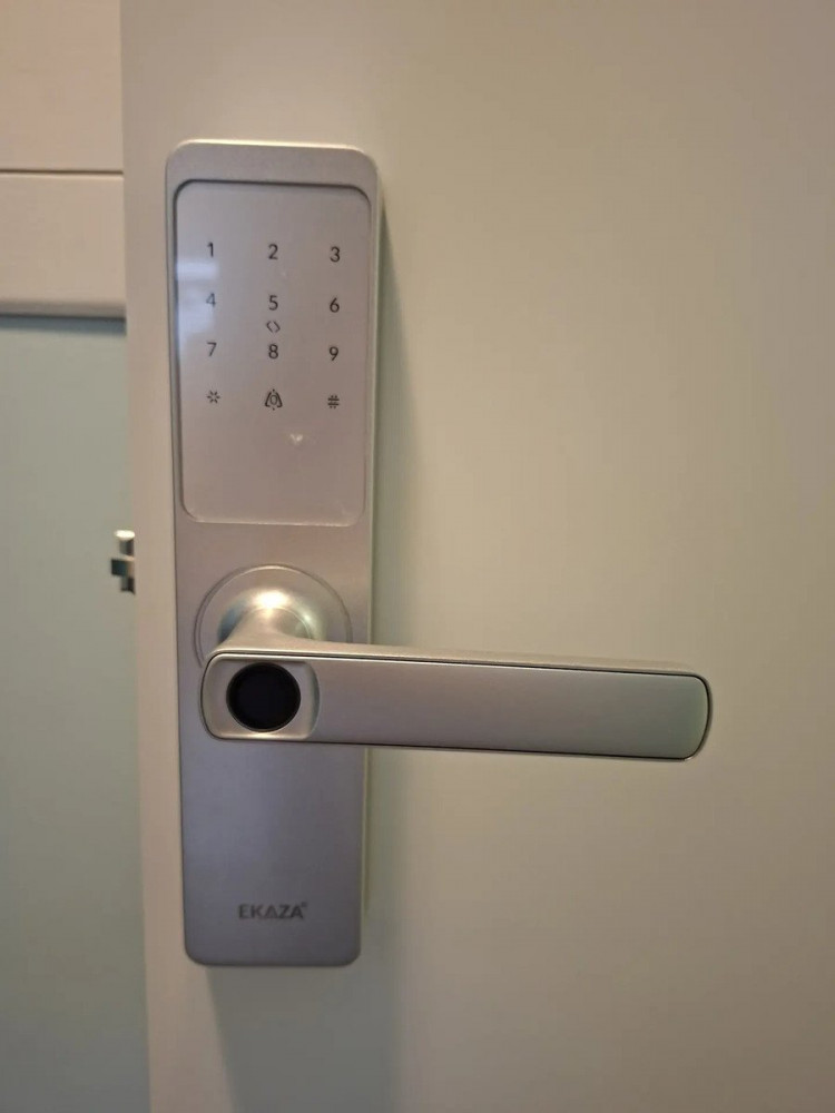 Fechadura Biometria Lyra Ekaza Wifi Alumínio