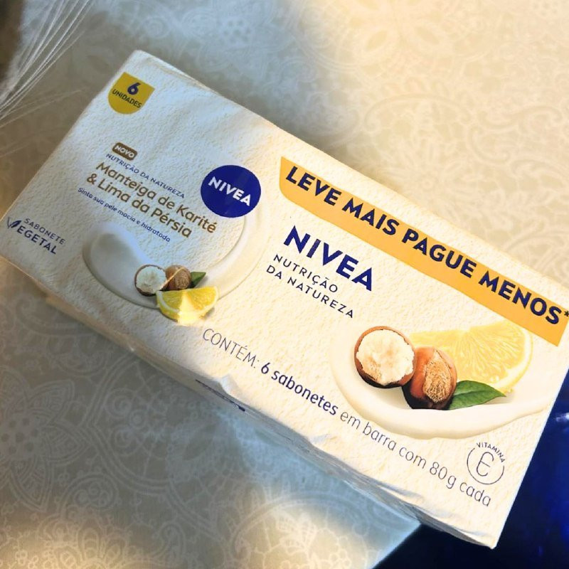 Sabonete Vegetal Nutrição da Natureza Manteiga Karité & Lima da Pérsia