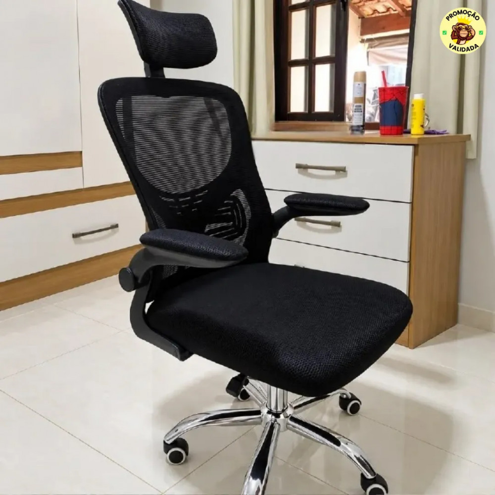 PRECINHO NA CADEIRA DE ESCRITORIO Cadeira De Escritorio Ergonomica Giratoria Tela Mesh