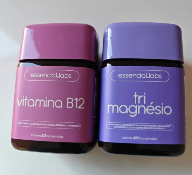 Kit TrI Magnésio 60 comprimidos - Essencial Labs