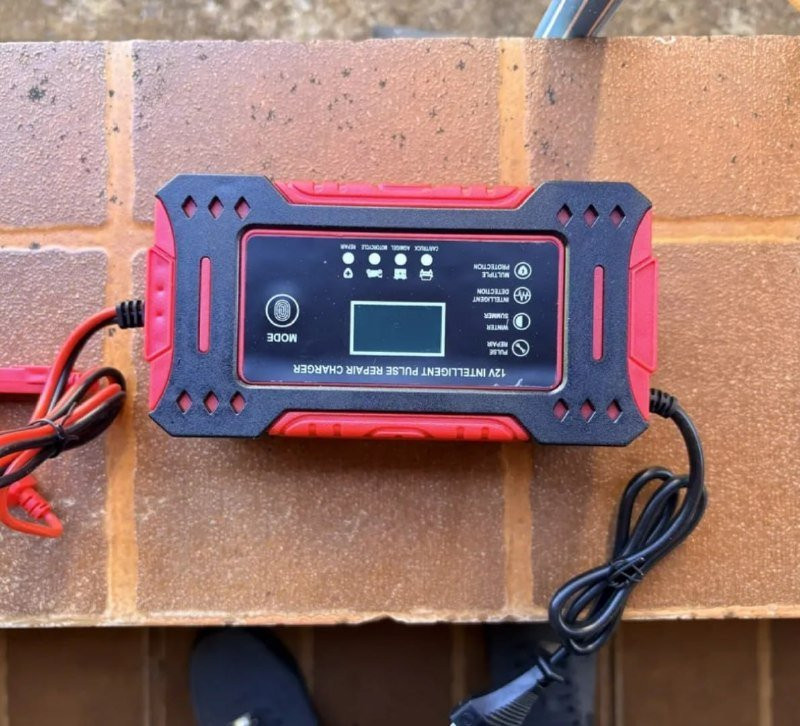 Carregador Inteligente de Bateria Automotiva 12v 6a Portátil