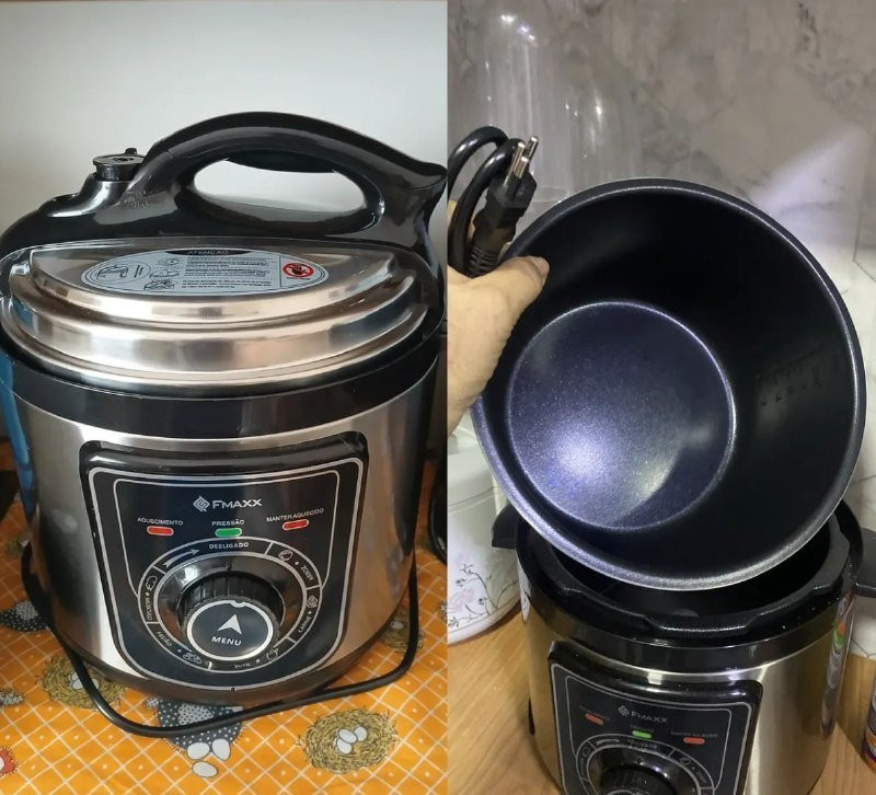 Panela De Pressão Elétrica Fmaxx Kitchen Chef 4 Litros 800w - 220V